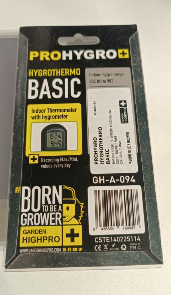 Termohigrometro Basic. Garden Highpro - Image 4